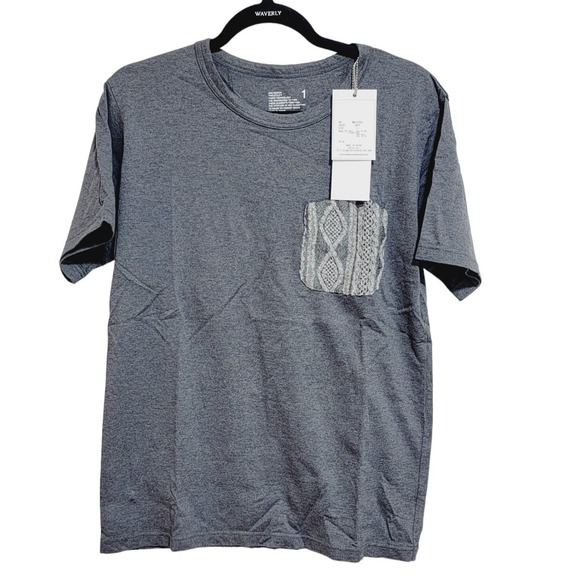 White Mountaineering Men's T-shirt  Short Sleeve Chest Pocket Made In Japan Sz S - Picture 1 of 10